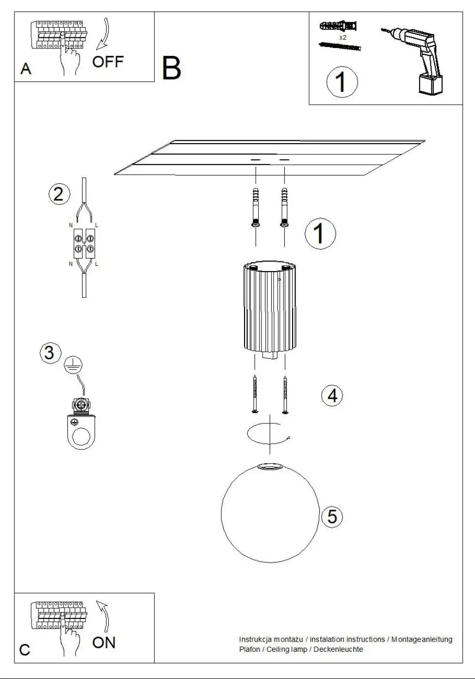 Luminaire plafonnier halo vert olive avec finition métallique rainurée et fixation intégrée pour bureau décorative