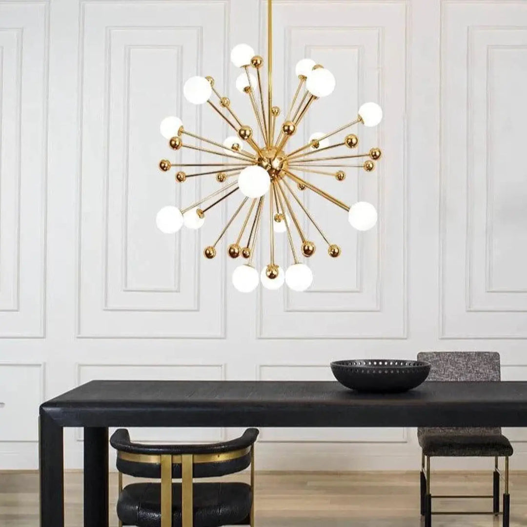 Luminaire Suspension Boule Design Forme Étoile