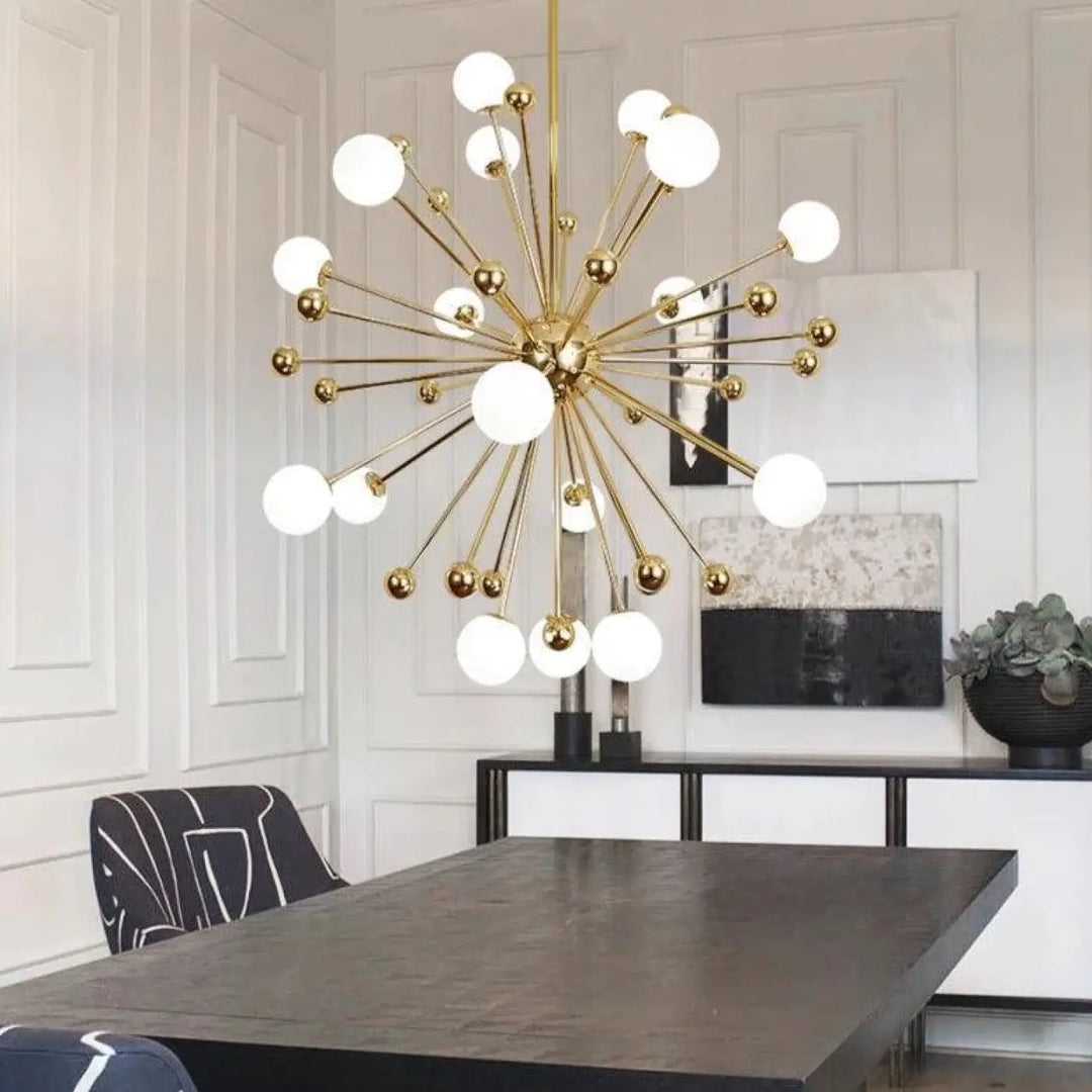 Luminaire Suspension Boule Design Forme Étoile