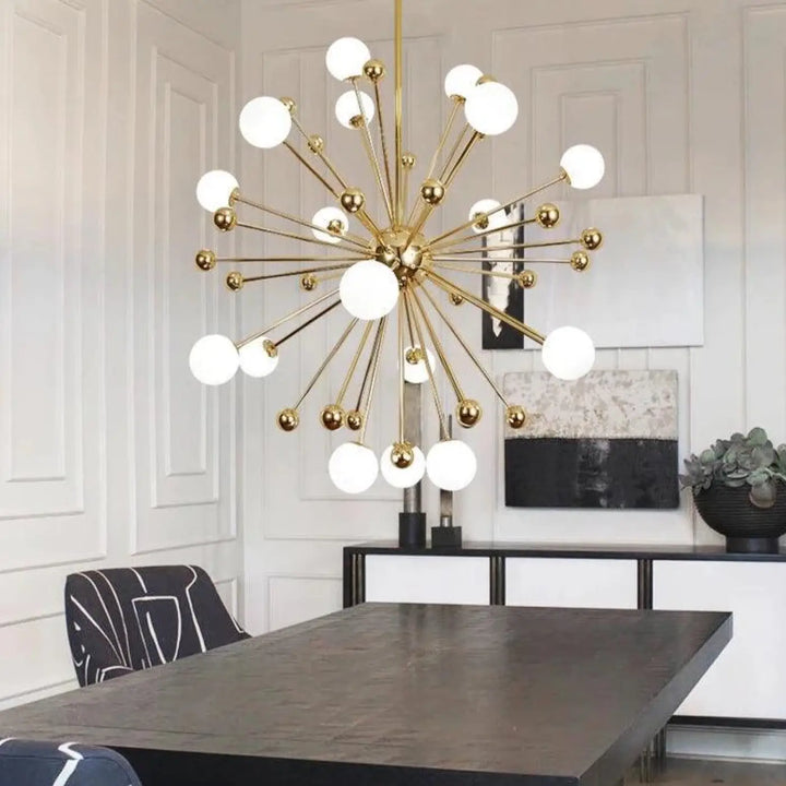 Luminaire Suspension Boule Design Forme Étoile