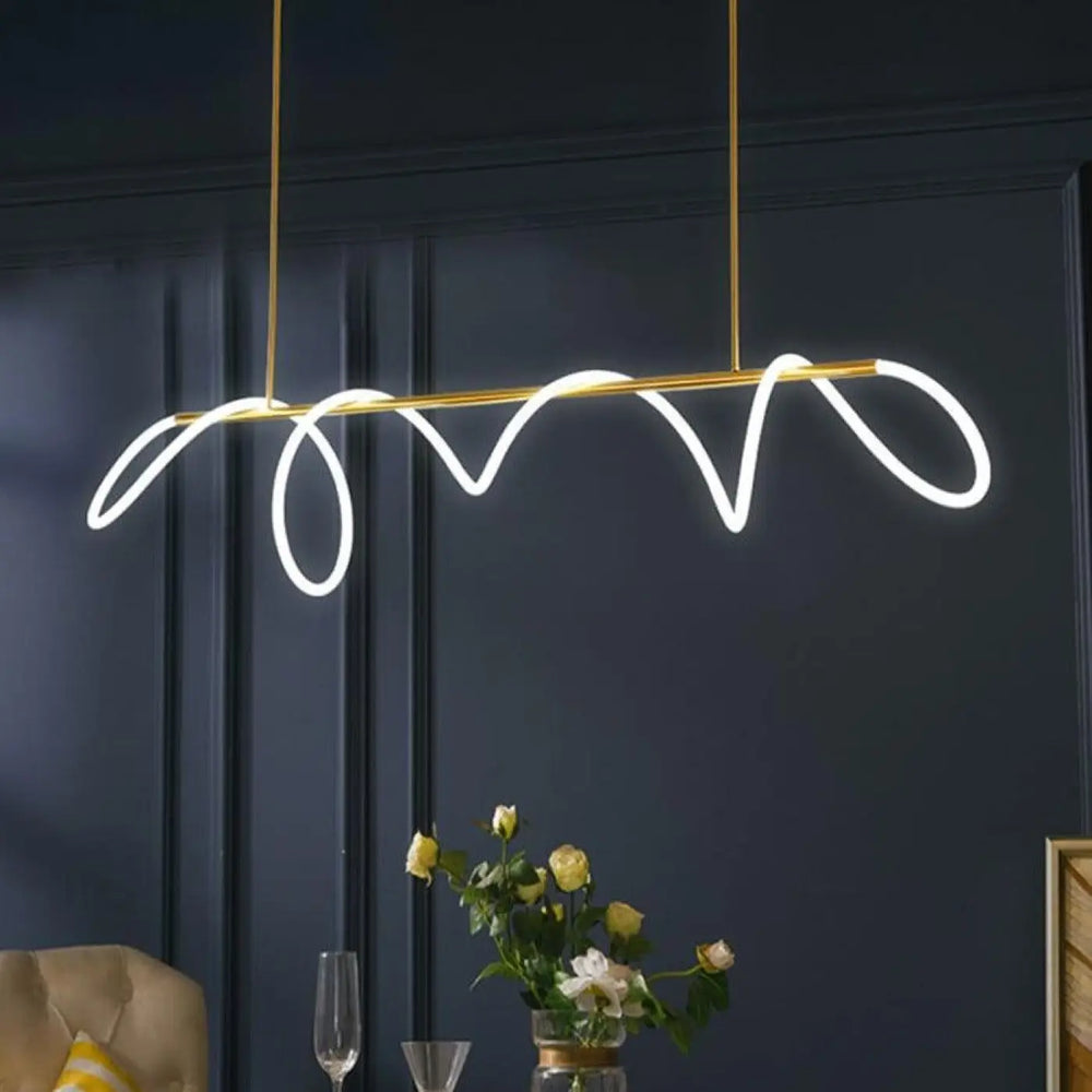 Lustre Led Suspension Design Géométrique