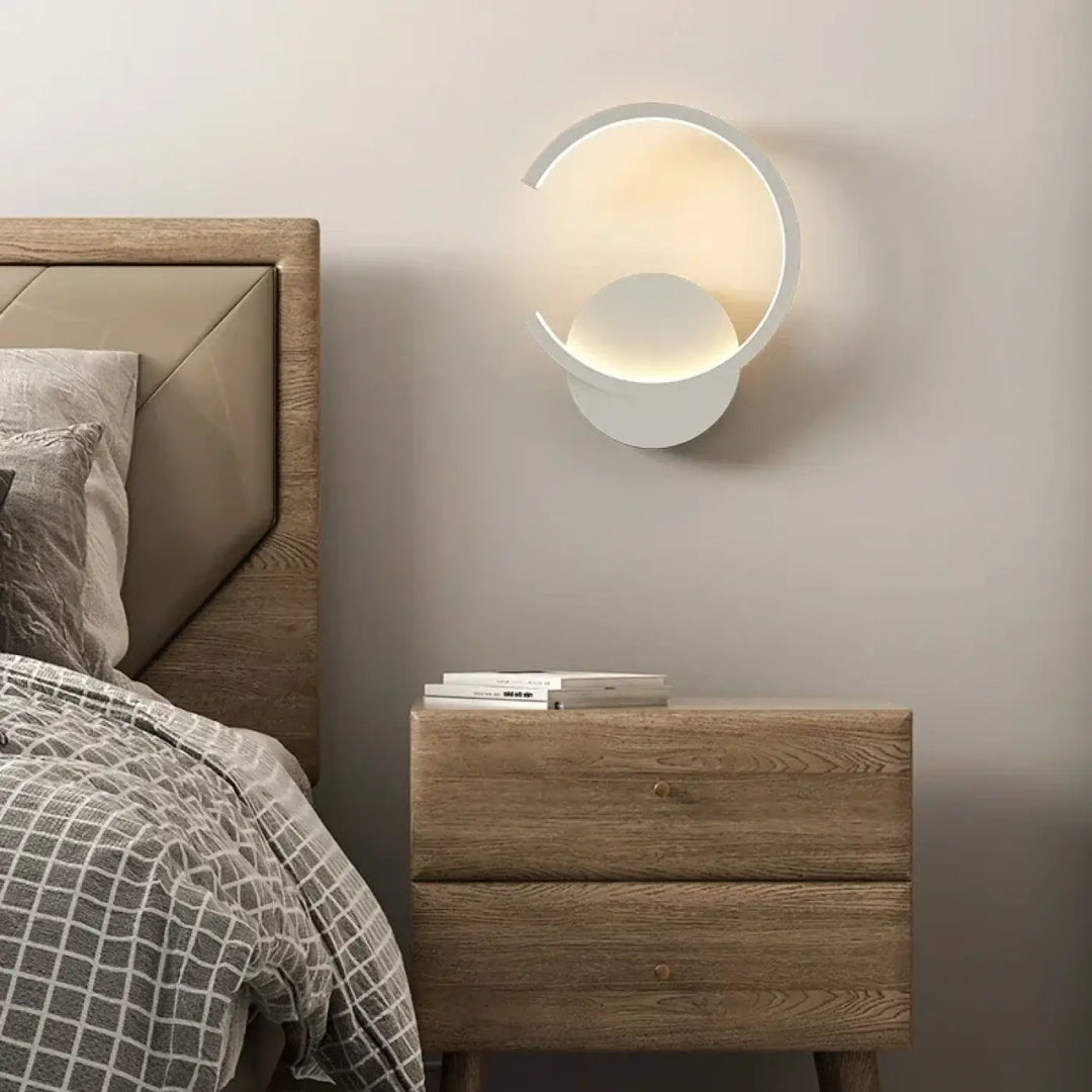 Petite Applique Murale LED En Arc De Cercle En Acrylique