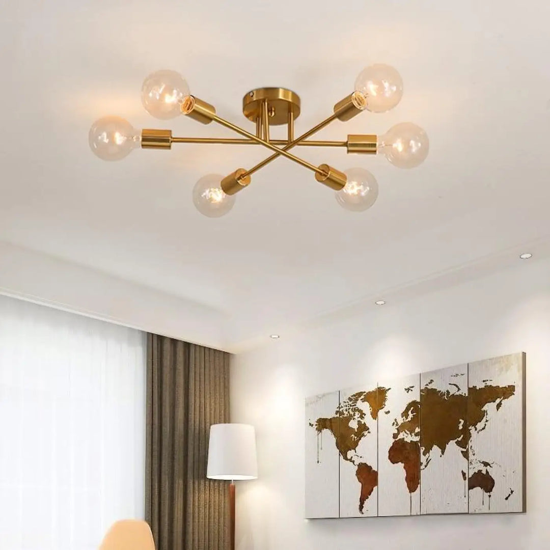 Plafonnier Ampoule LED Style Industriel
