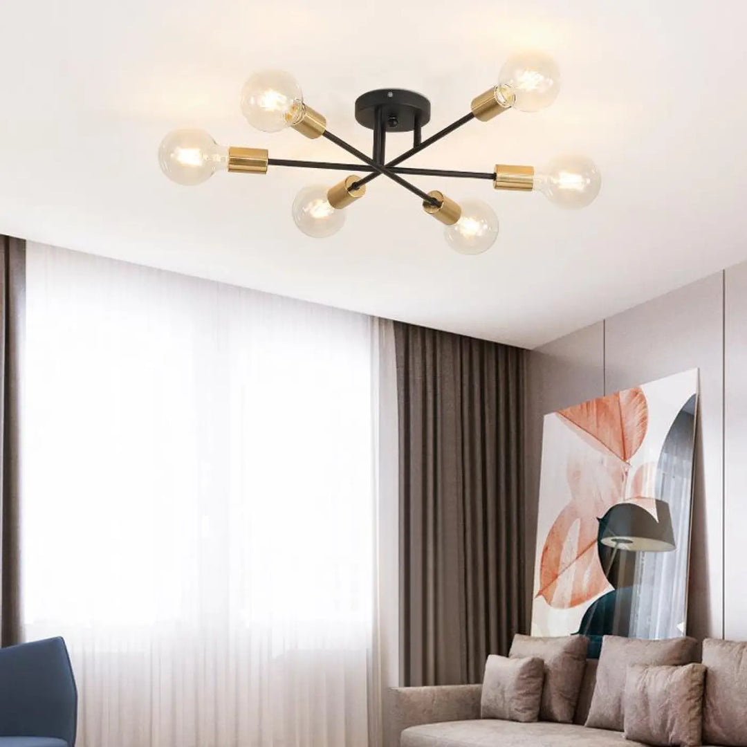 Plafonnier Ampoule LED Style Industriel