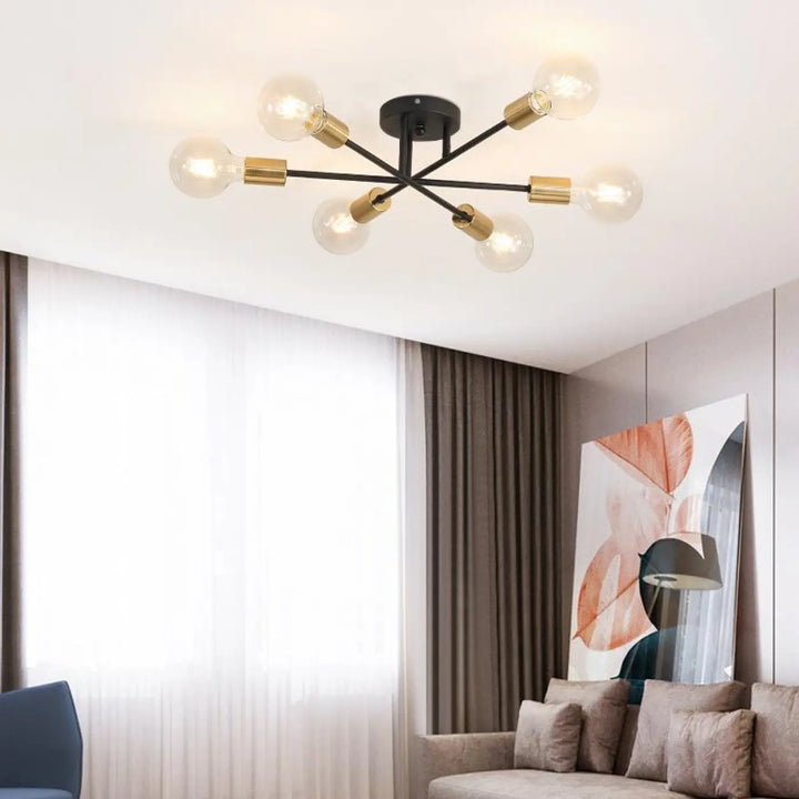 Plafonnier Ampoule LED Style Industriel