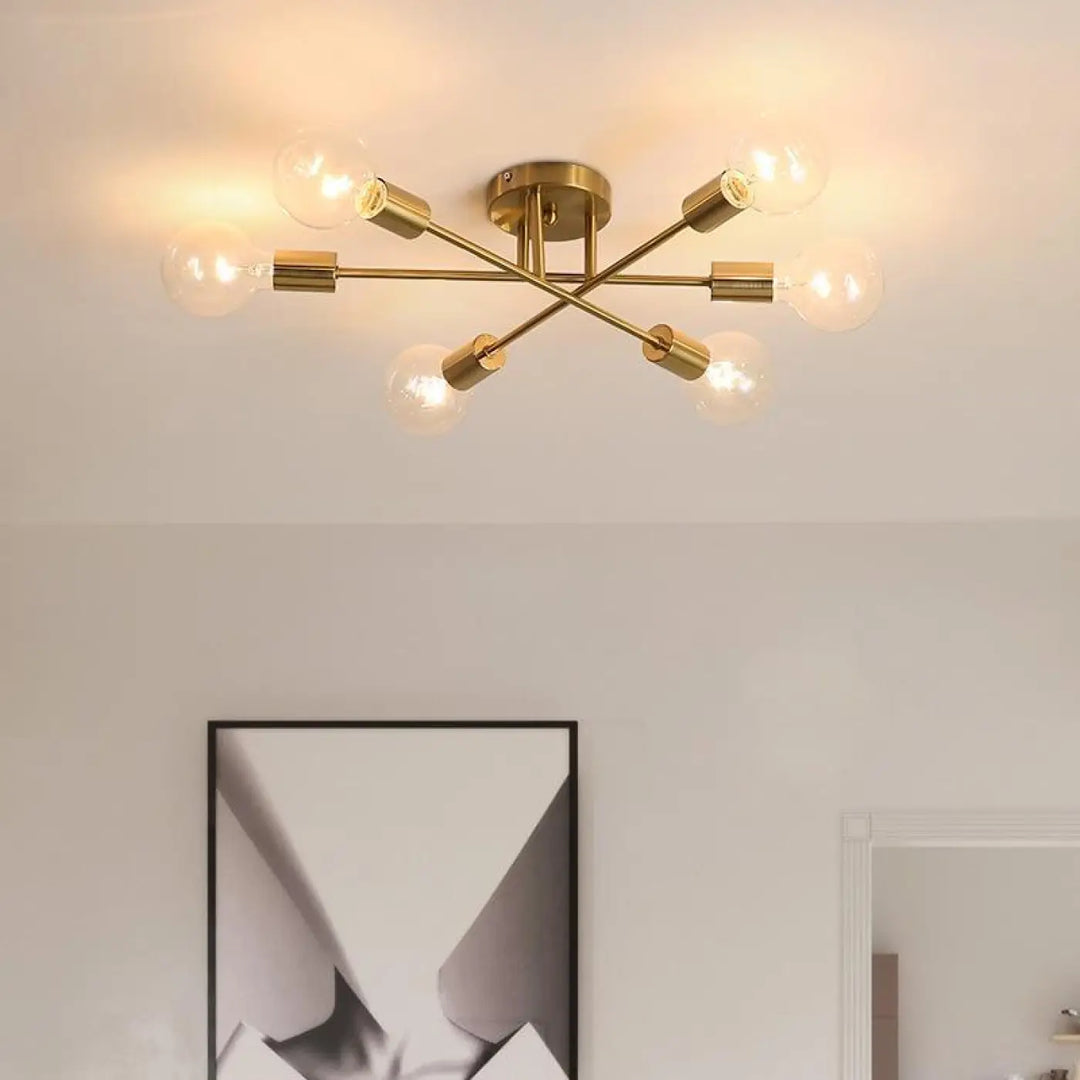 Plafonnier Ampoule LED Style Industriel