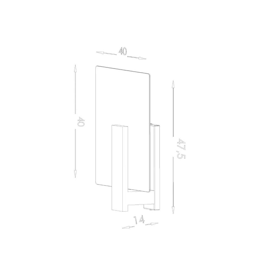 Miroir mural rectangulaire blanc minimaliste en bois naturel design intemporel pour lustre lappo lampes surprenantes