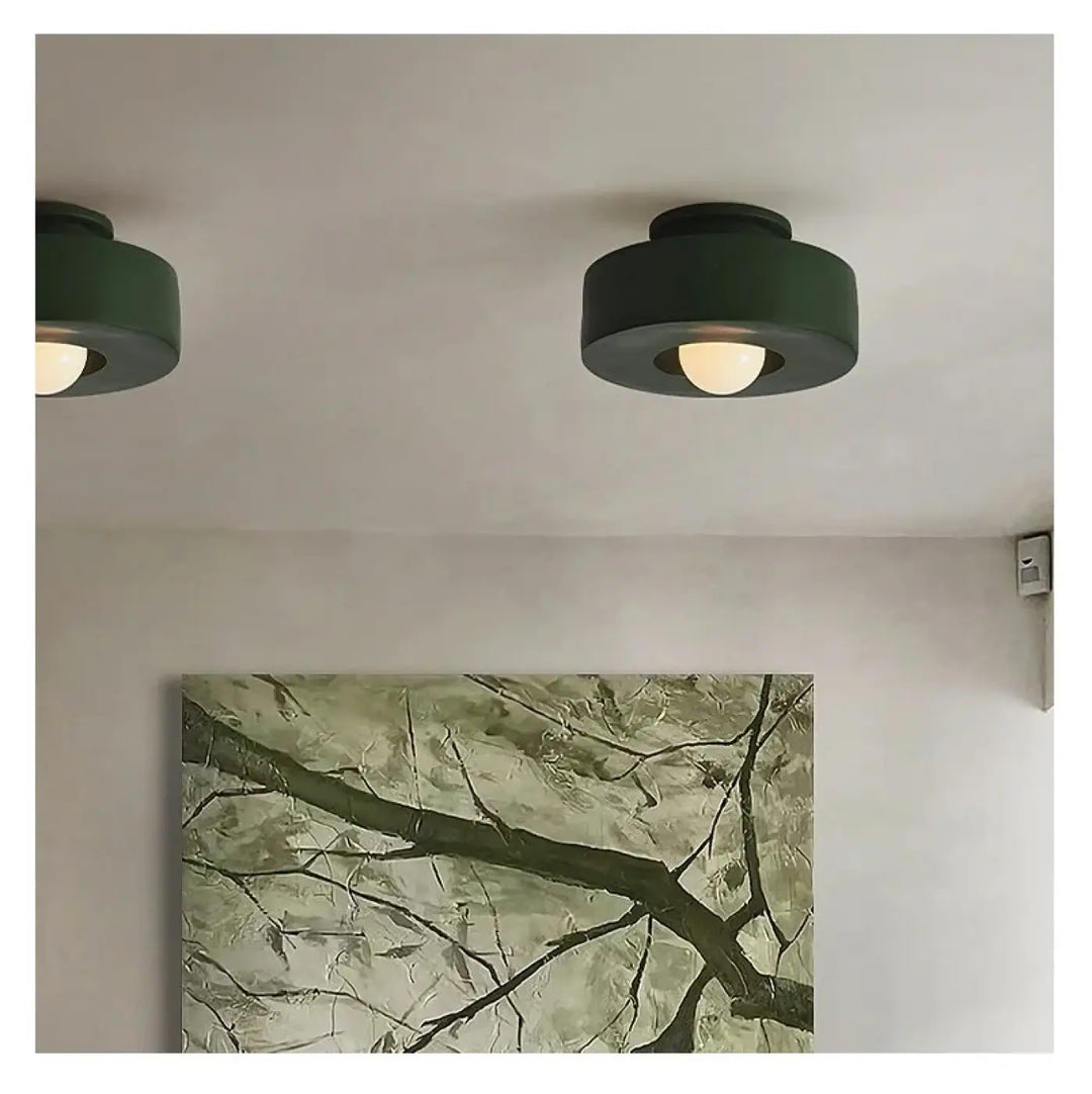 Plafonnier compact style scandinave au design moderne