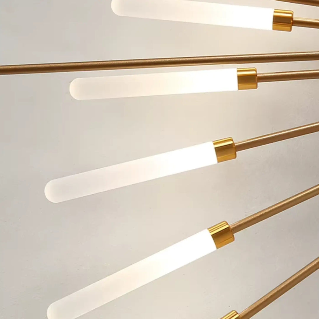 Plafonnier Design Italien Tubes Lumineux