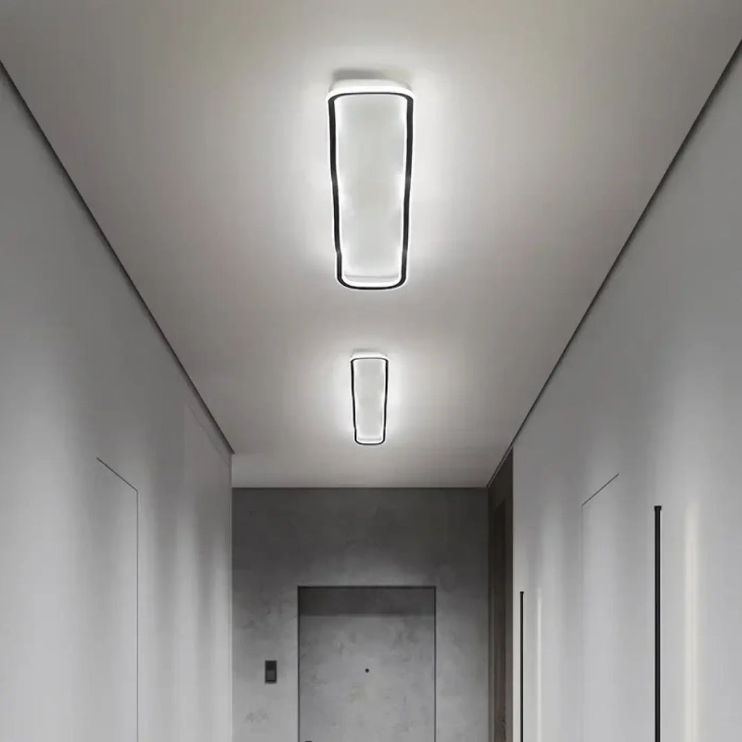 Plafonnier design moderne led ondulé élégance moderne