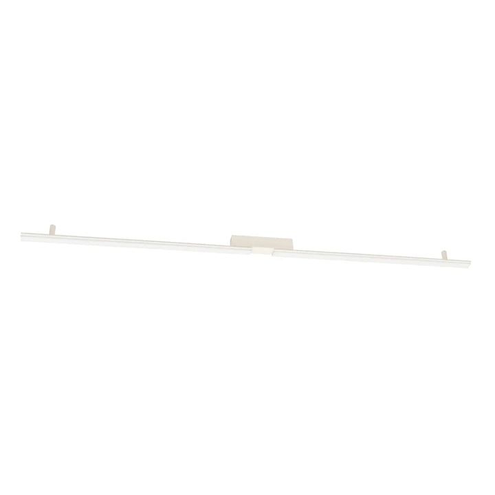 Plafonniers linéaires lagom 3000k en beige avec bande led blanche moderne et support central pour lumière chaude