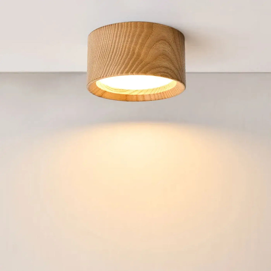 Plafonnier led beige encastré pour salon ou couloir élégant