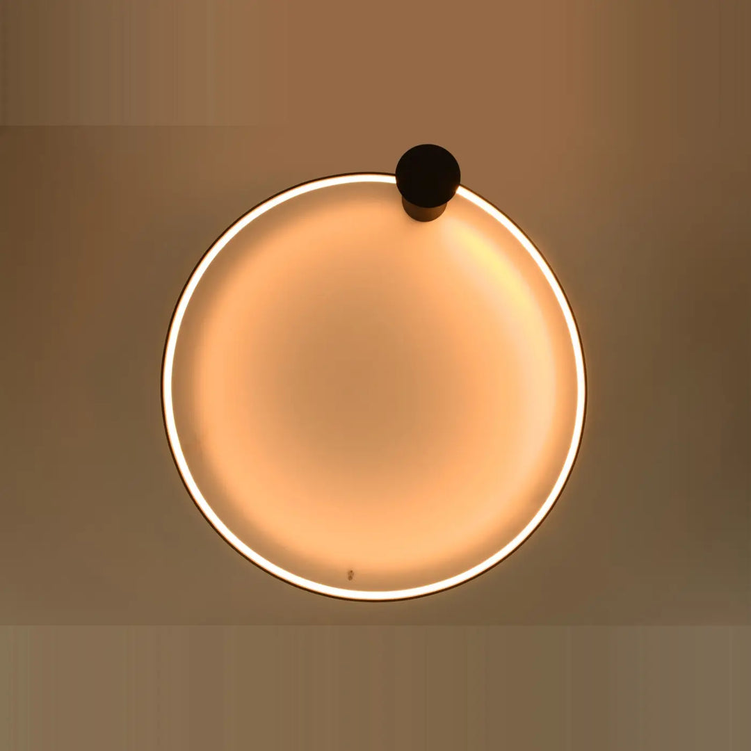 Luminaire plafonnier rio 110 3000k blanc avec modules led à efficacité lumineuse élevée et design unique en fixation noire