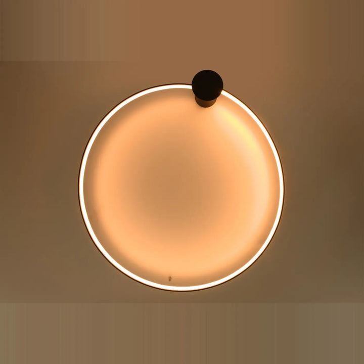 Luminaire plafonnier rio 110 3000k blanc avec modules led à efficacité lumineuse élevée et design unique en fixation noire