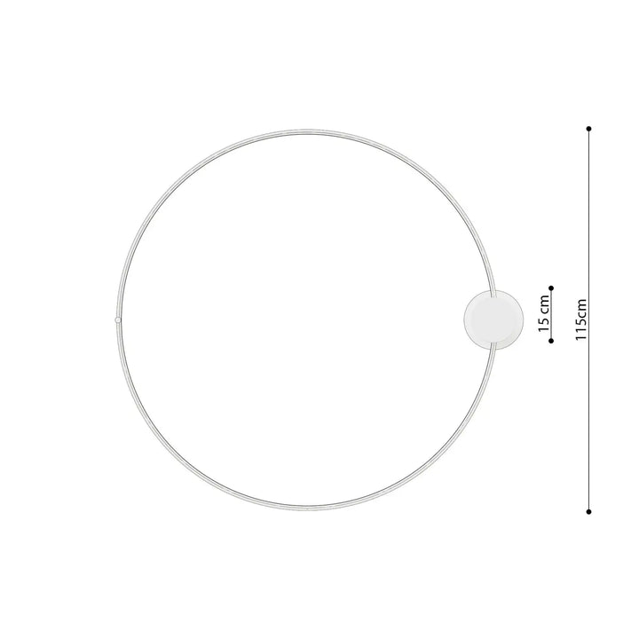 Luminaire plafonnier rio 110 blanc avec modules led et design unique pour une efficacité lumineuse élevée