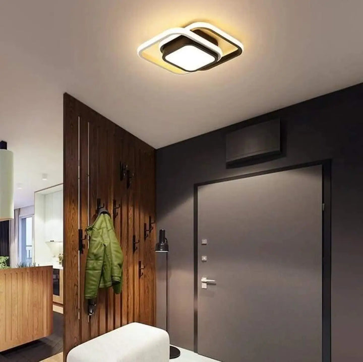 Plafonnier LED Pas Cher à Boucles Circulaires
