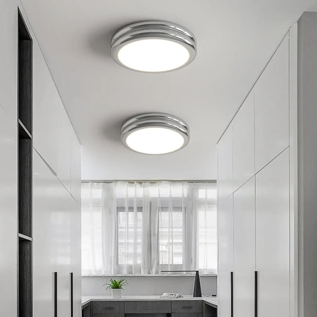 Plafonnier led design minimaliste rond lumineux chic
