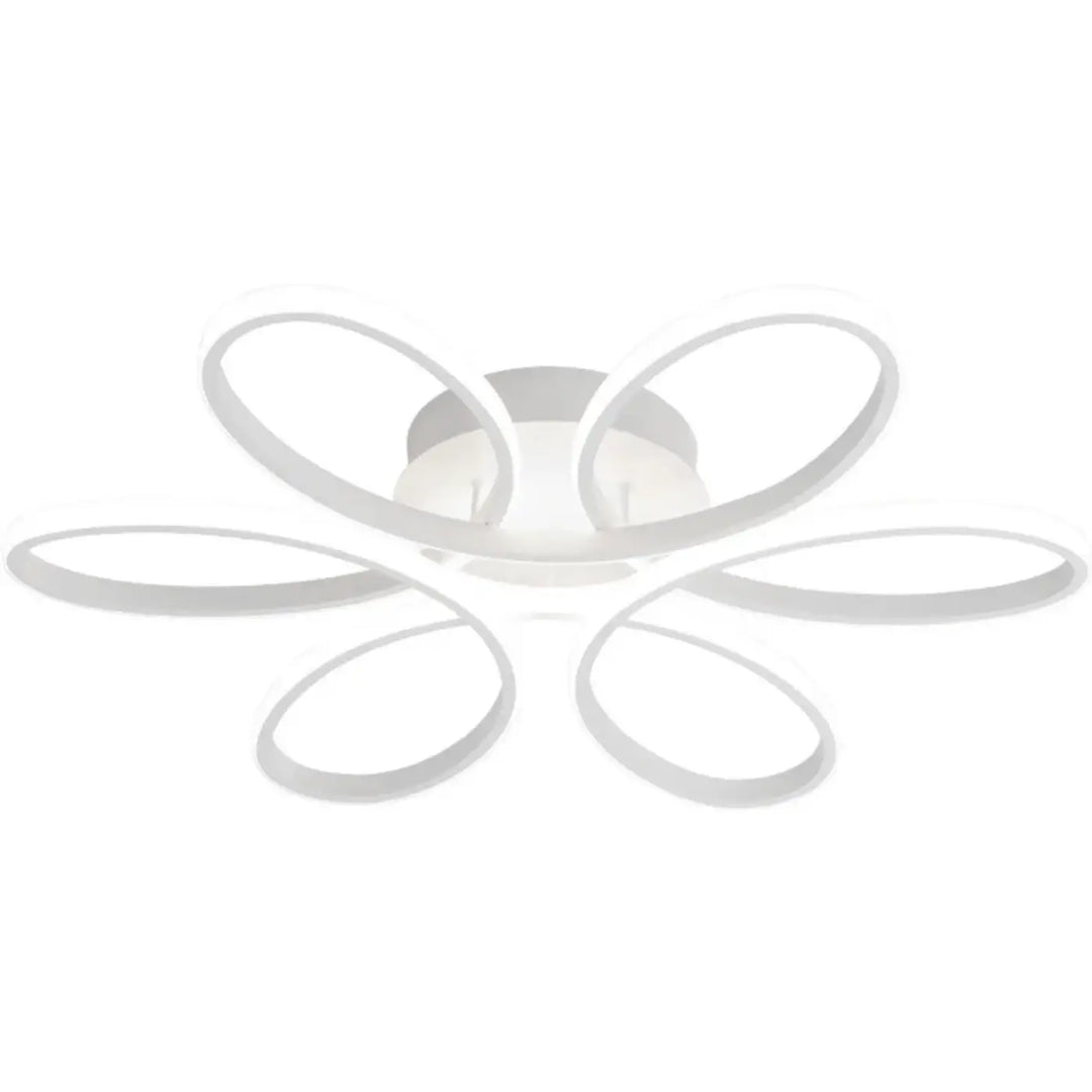Plafonnier LED Design Moderne À Forme Florale Ovale 