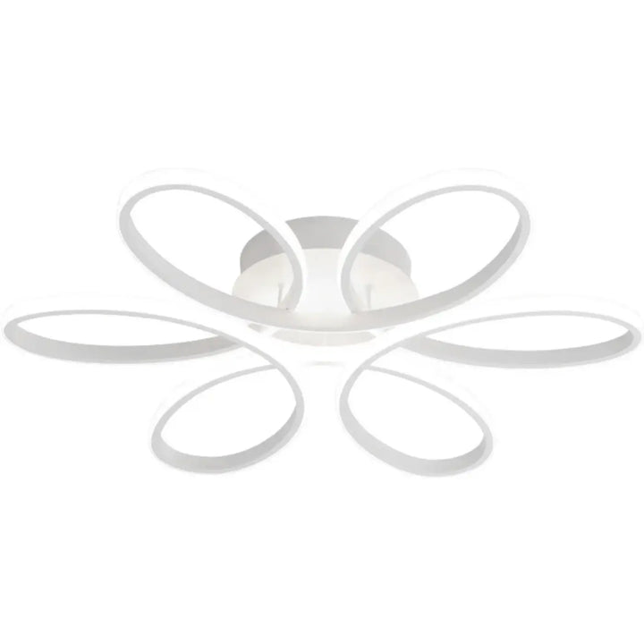 Plafonnier LED Design Moderne À Forme Florale Ovale 