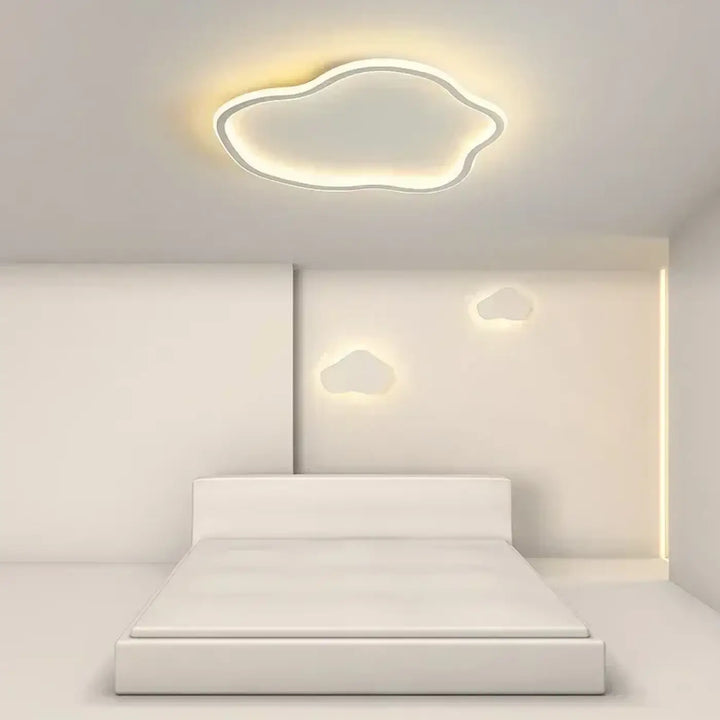 Plafonnier led design nuage moderne éclairage doux