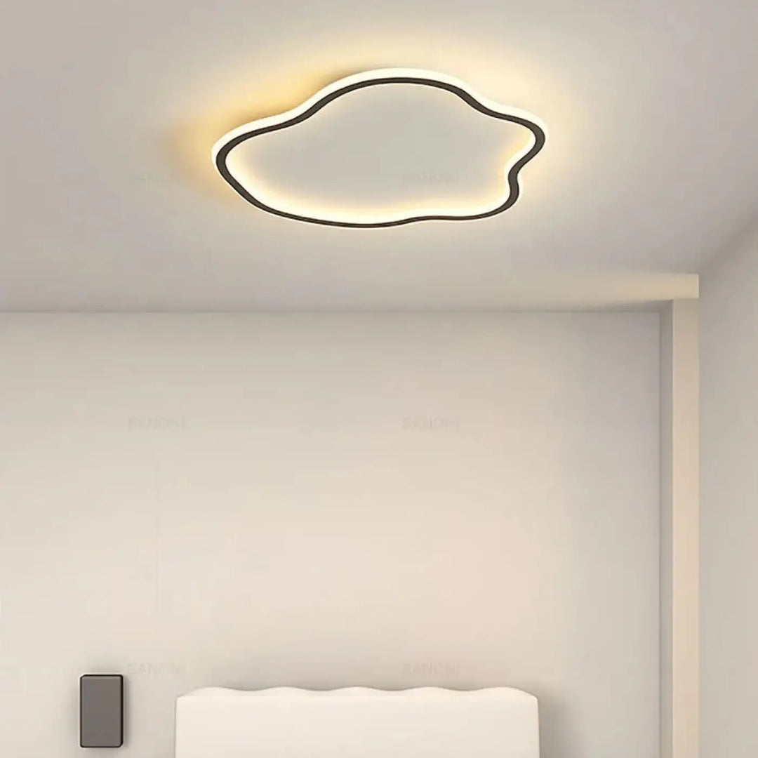 Plafonnier led design nuage moderne éclairage doux