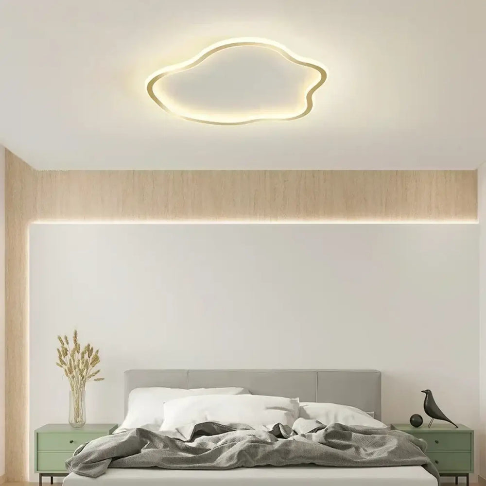 Plafonnier led design nuage moderne éclairage doux