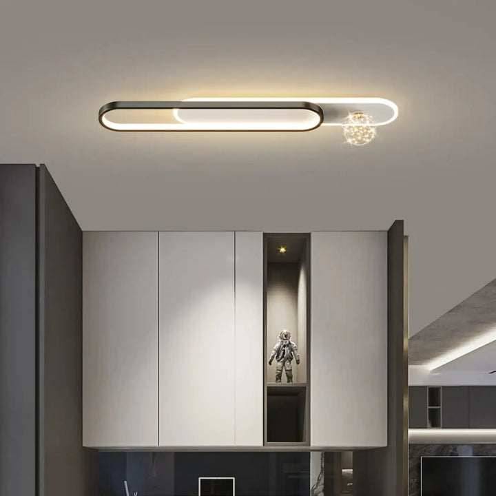 Gold Simple Style LED Ceiling Lights Metal Lighting Household Lamps Living Room Bedroom Lustres Luminaria Nordic