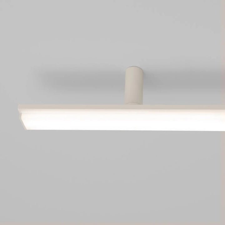Luminaire plafonnier lagom beige 4000k avec design moderne cylindrique blanc pour une lumière chaude efficace