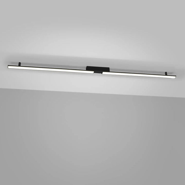 Luminaire plafonnier lagom 4000k noir avec led strip light moderne design minimaliste et excellente finition collection lagom allie
