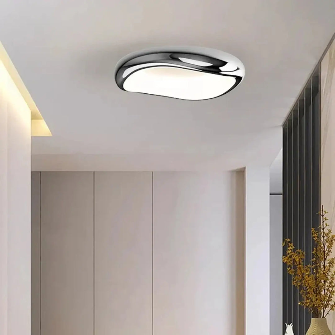 Plafonnier LED Moderne Rond Blanc Pour Couloir Ou Entrée

