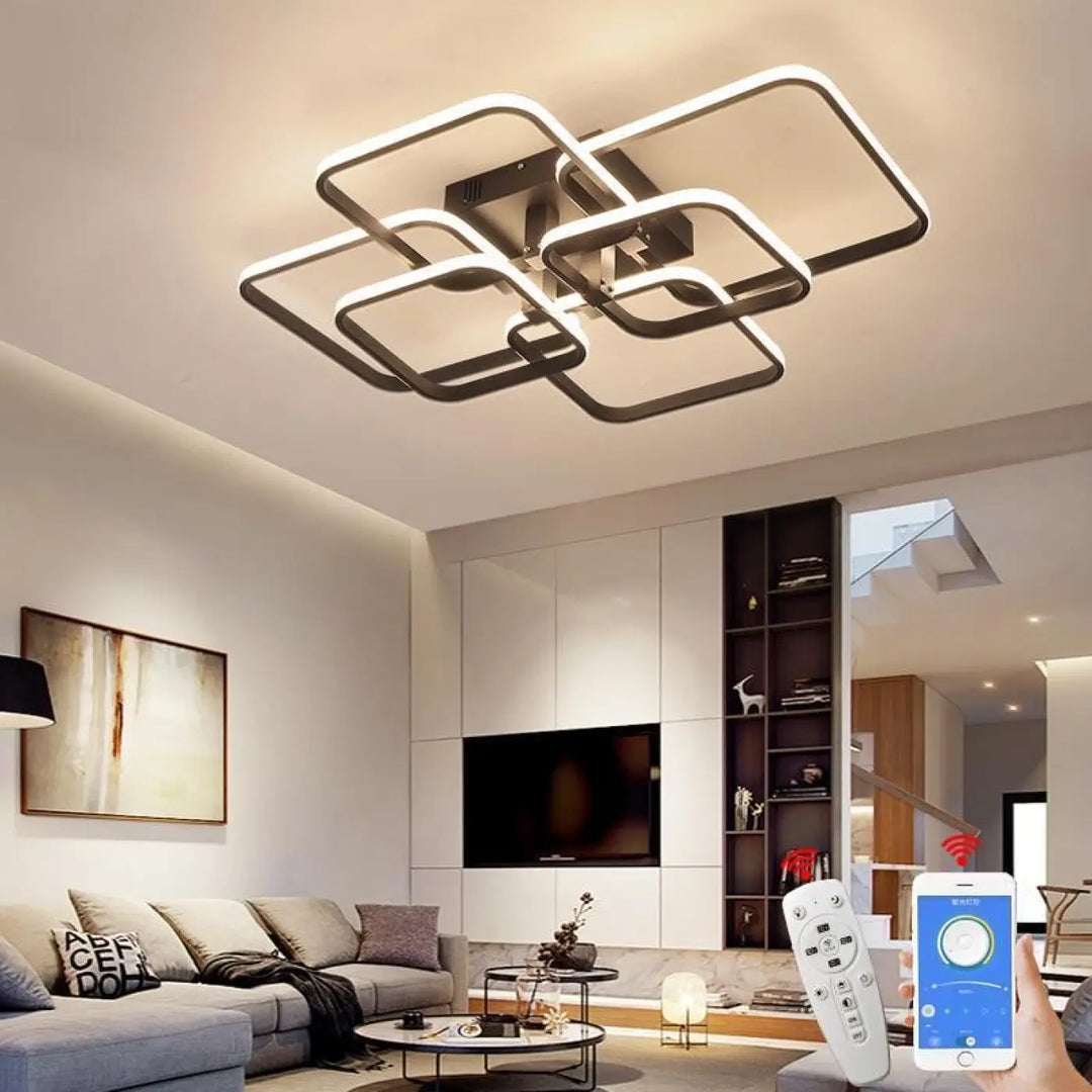 Plafonnier Led Rectangulaire Acrylique