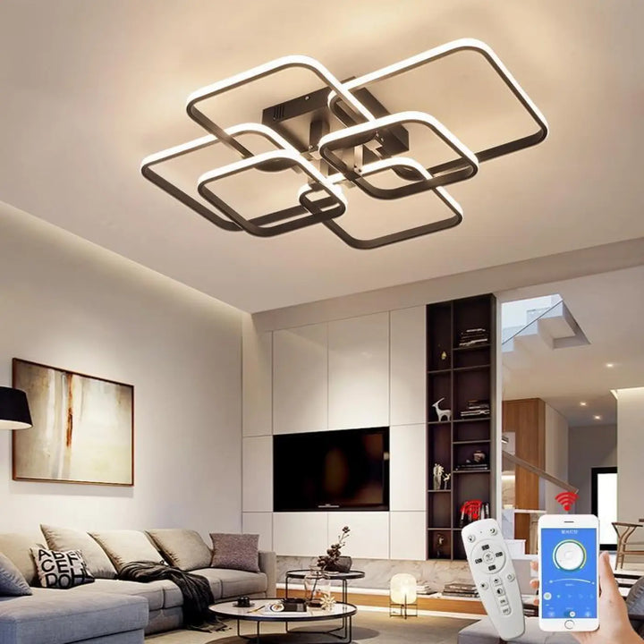 Plafonnier Led Rectangulaire Acrylique