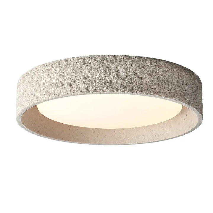 Plafonnier led en résine design moderne en blanc contemporain