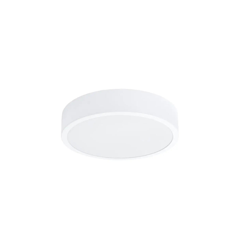 Luminaire plafonnier onyx 30 blanc led 3000k avec design moderne minimaliste pour recherche d’un éclairage plafond rond aux couleurs intemporelles