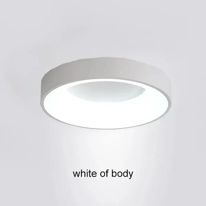 Plafonnier LED Rond Ultra Fin Design Moderne Multicolore

