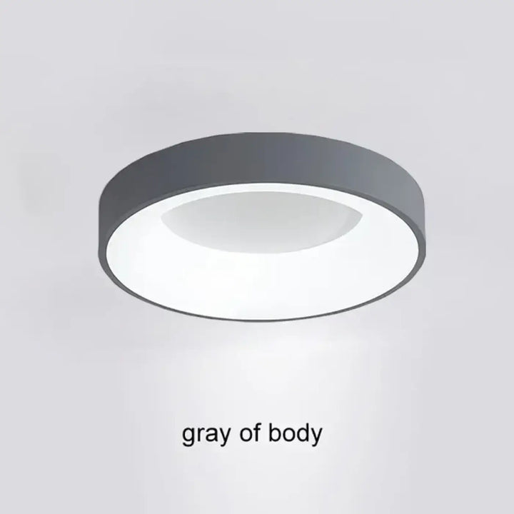 Plafonnier LED Rond Ultra Fin Design Moderne Multicolore

