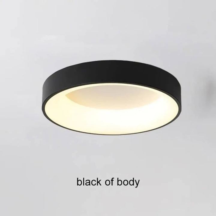 Plafonnier LED Rond Ultra Fin Design Moderne Multicolore

