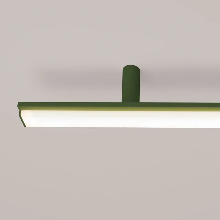 Luminaire plafonnier led vert olive design minimaliste collection lagom allient excellente qualité 3000k