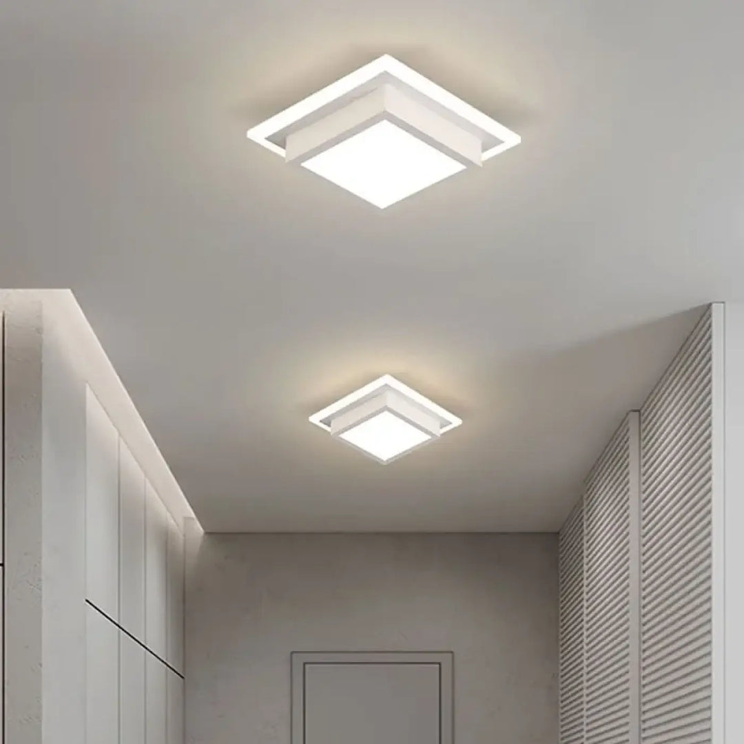 Plafonnier luminaire design led en forme sculptée élégant