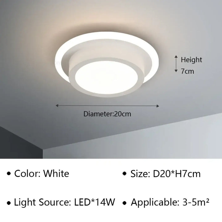 Plafonnier luminaire design led en forme sculptée élégant