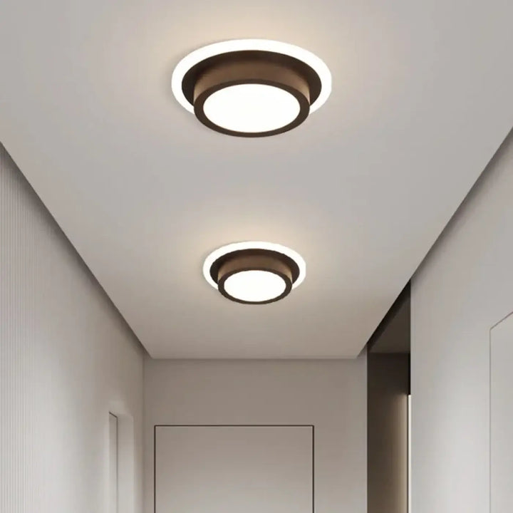 Plafonnier luminaire design led en forme sculptée élégant