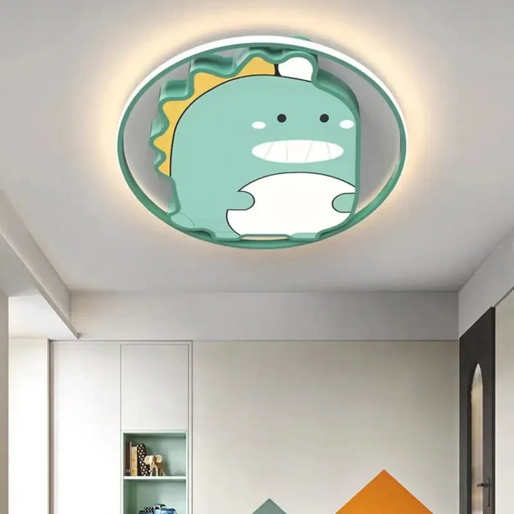 Plafonnier luminaire dinosaur design original pour enfant style unique
