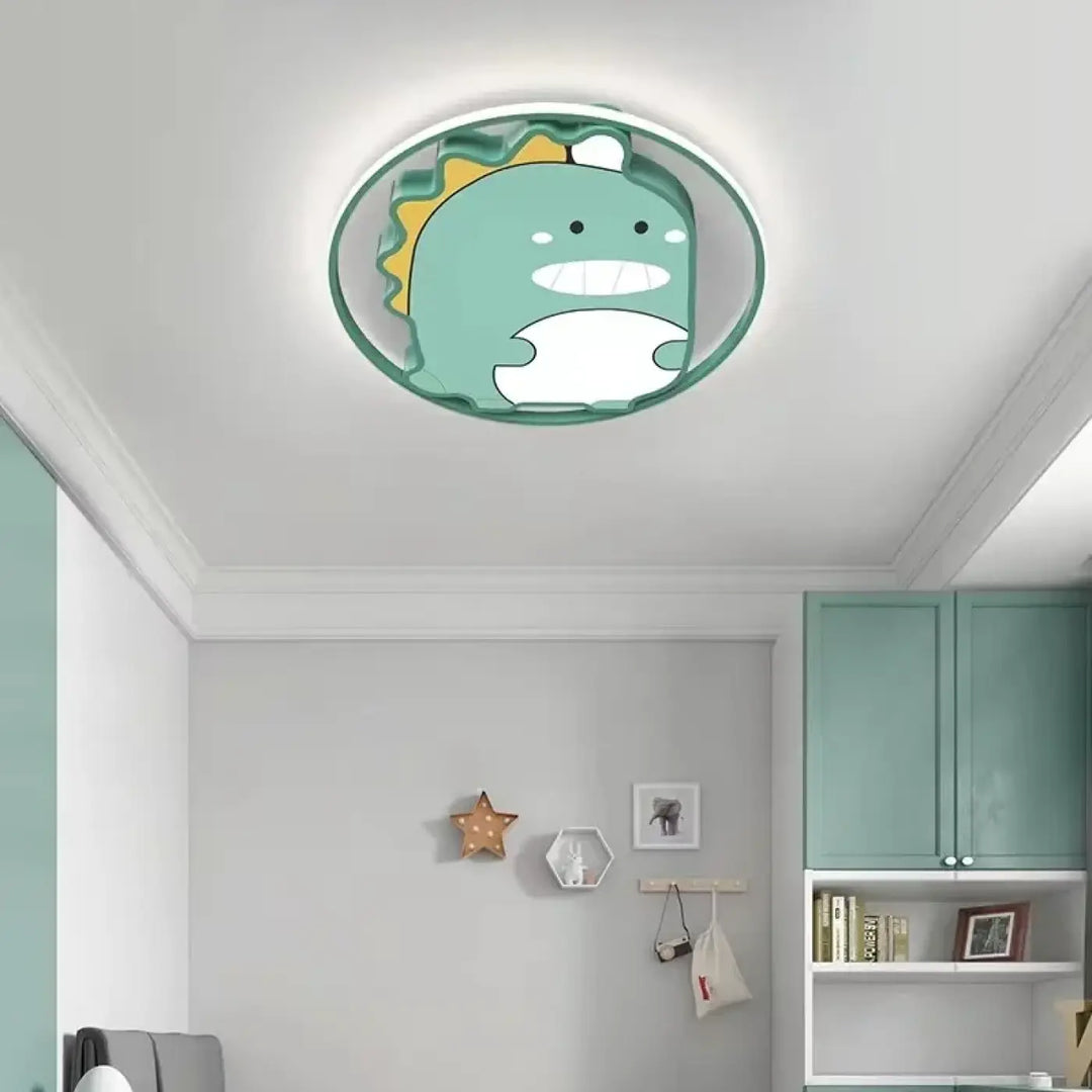 Plafonnier luminaire dinosaur design original pour enfant style unique