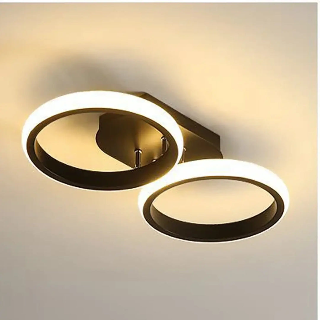 Plafonnier Minimaliste LED Avec Cercles Ou Carrés

