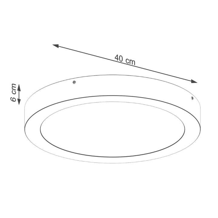 Luminaire plafonnier onyx 40 blanc led 3000k avec design moderne rond en anneaux concentriques pour recherche d’un éclairage aux couleurs intemporelles