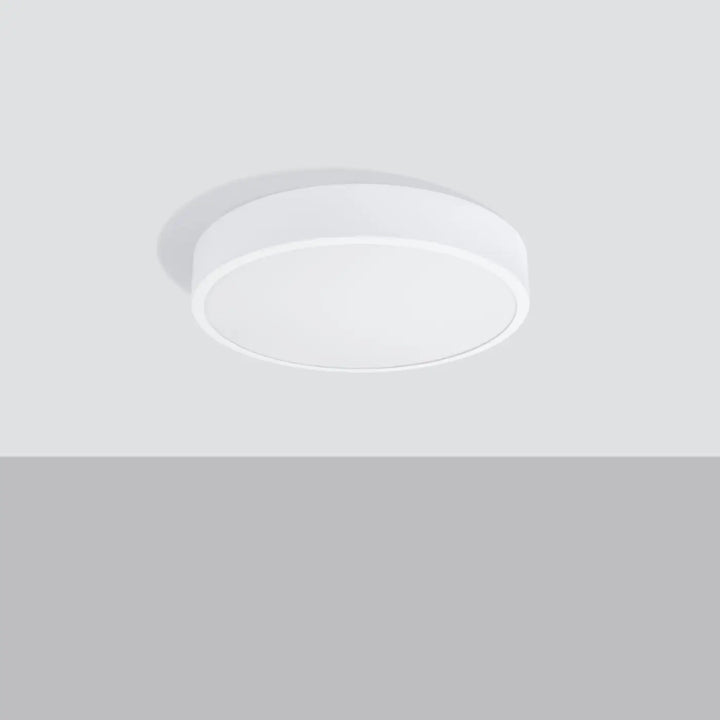 Luminaire plafonnier onyx 40 blanc led 3000k avec design moderne et plafond rond pour recherche d un éclairage aux couleurs intemporelles