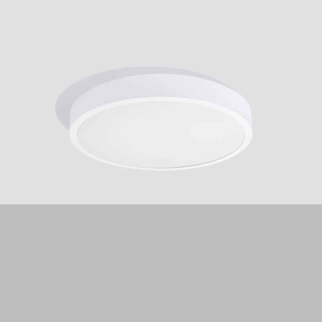 Plafonnier rond led blanc onyx 50 éclairage moderne 3000k couleurs intemporelles pour recherche d’un éclairage élégant