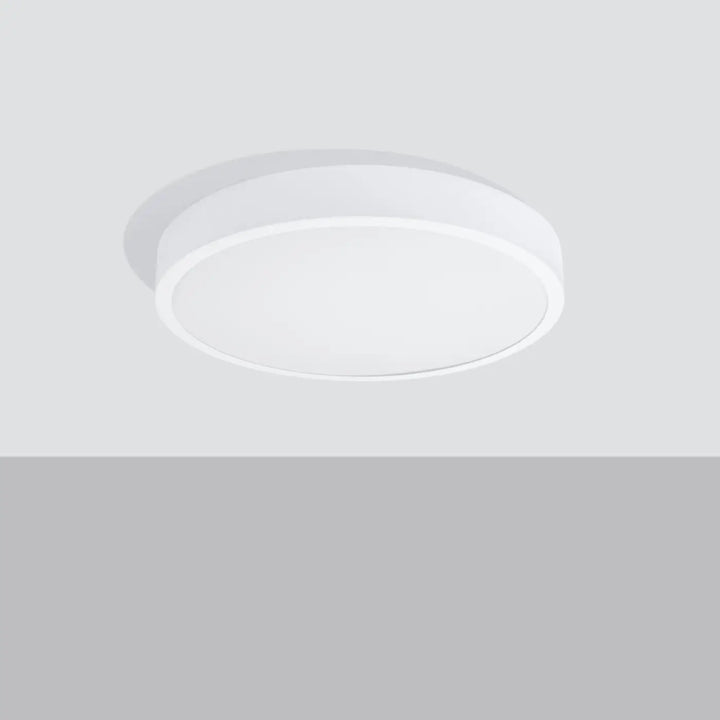 Plafonnier rond led blanc onyx 50 éclairage moderne 3000k couleurs intemporelles pour recherche d’un éclairage élégant
