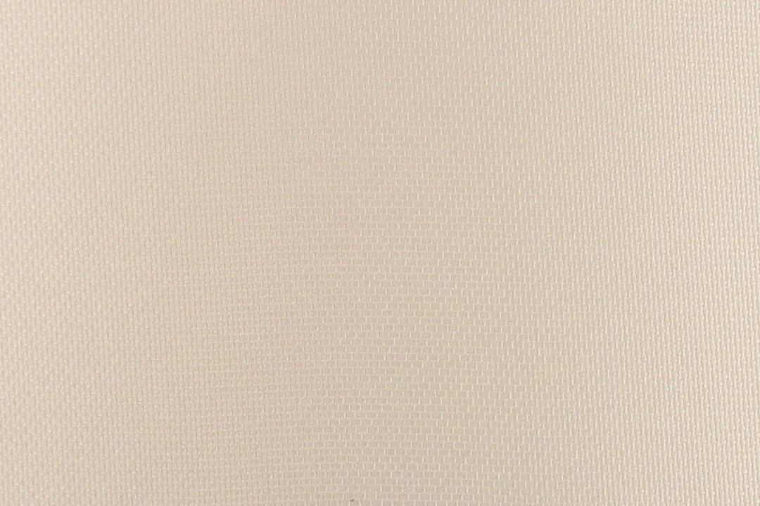 Plafonnier rond mesh en tissu champagne beige avec motif tissé pour une atmosphère chaleureuse