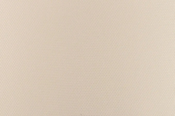 Plafonnier rond mesh en tissu champagne beige avec motif tissé pour une atmosphère chaleureuse